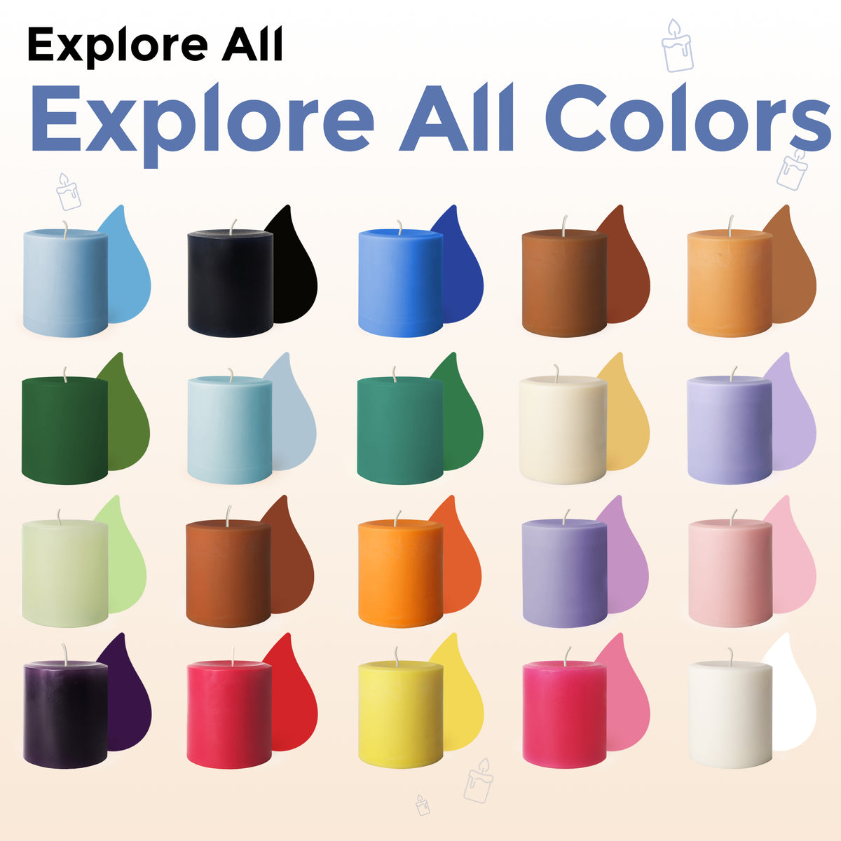 Candle Dye Chips (Collections)